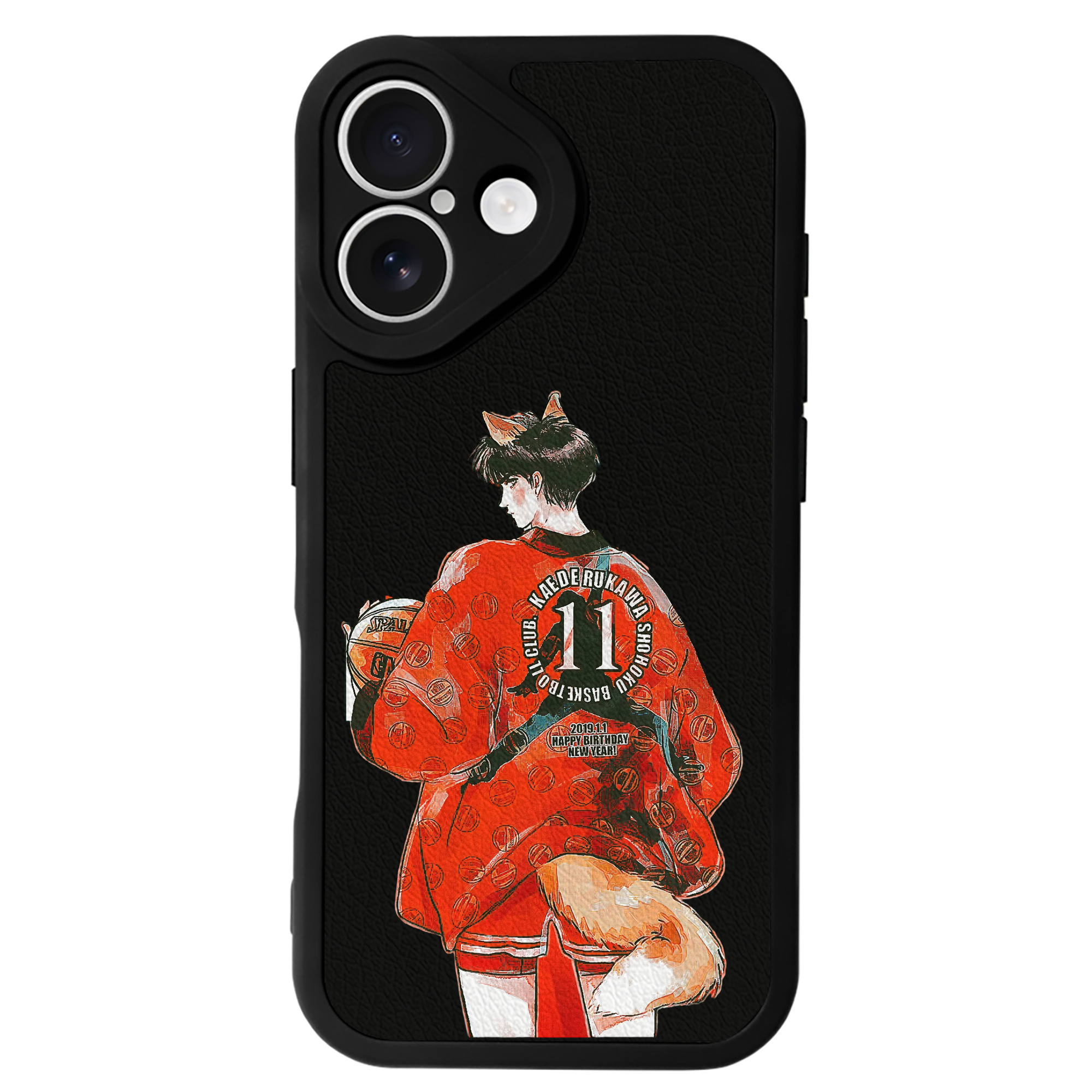 （画像用） SLAM DUNK／スラムダンク 【iPhone 16シリーズ対応】シリコンスマホケース（レザー調） 材質：シリコン